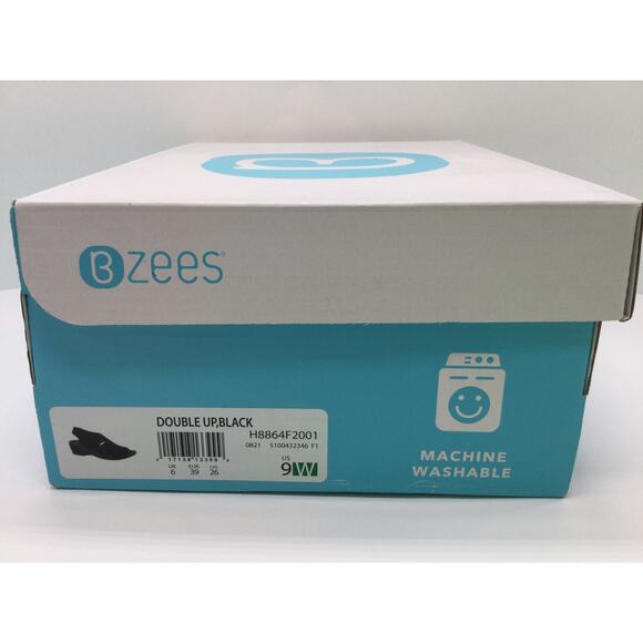 Bzees Double Up Slingback Wedge Sandal 9W NIB - Picture 4 of 12